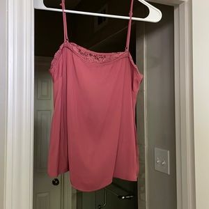 Free People Maroon Silk top.